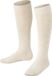 FALKE Family lang eenkleurig katoen kniekousen kinderen beige - maat 39-42