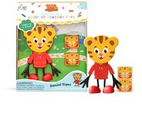Glo Pals Daniel Tiger - Light-up cubes - Geel/oranje