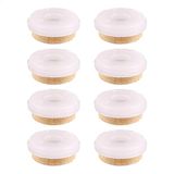 WAGNER QuickClick® Viltglijders Meubelglijders Stoelglijders vervanging I set van 8 glijders verwisselbaar I vilt speciale vezel SYNO - Ø 20 mm - voor basisdeel Ø 20 mm - Made in Germany - 15784200