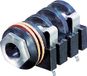 Rean AV NYS2152 Jackplug 6.35 mm Bus, montage horizontaal Aantal polen: 2 Mono Zwart 1 stuk(s)