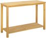 vidaXL Table console de jardin acacia clair 110 x 40 x 75 cm