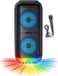 INOVALLEY Enceinte karaoké, KA22-BTH, Bluetooth V5.0, 49 cm, 500 W, Noir