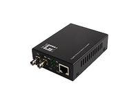 LevelOne GVT-2003 Gigabit Ethernet Multimedia Converter RJ45 naar ST single-mode glasvezel 20 km