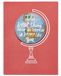 American Greetings bedankkaart "Can't Thank You Enough Thank You" Globe bedankkaart.