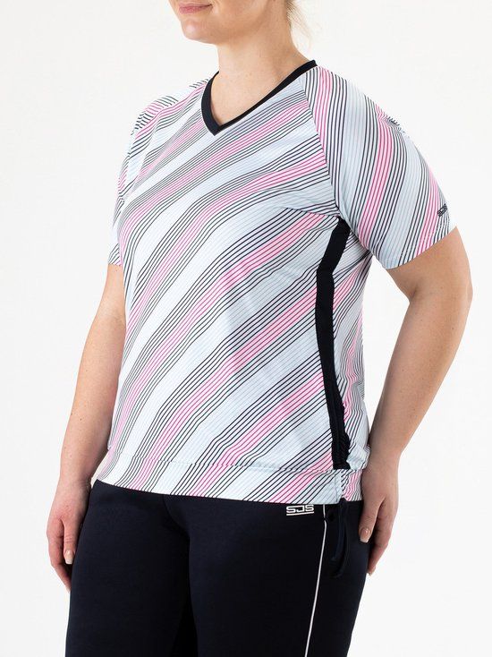 Sjeng Sport IZZIE PLUS Tennis Shirt Dames Real White Maat 48