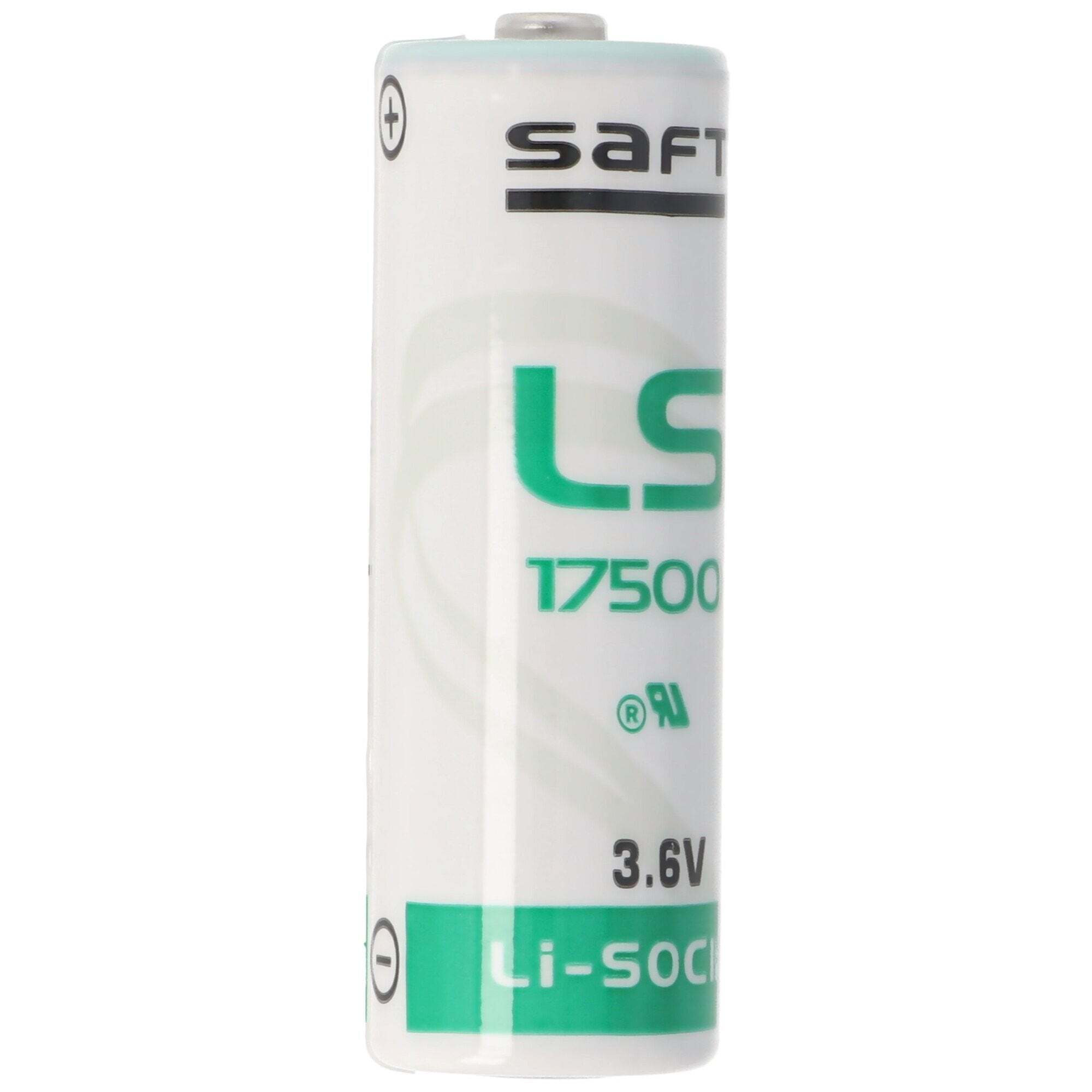 Saft SAFT LS17500 lithiumbatterij, maat A, zonder soldeertag