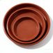 Set de 6 soucoupes en plastique