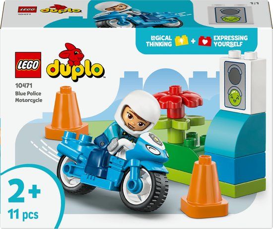 LEGO DUPLO Town - Blauwe Politiemotor - 10471