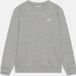 NIKE K NSW CLUB FLC CREW LS LBR Unisex Sporttrui - Grijs - Wit - Maat XL