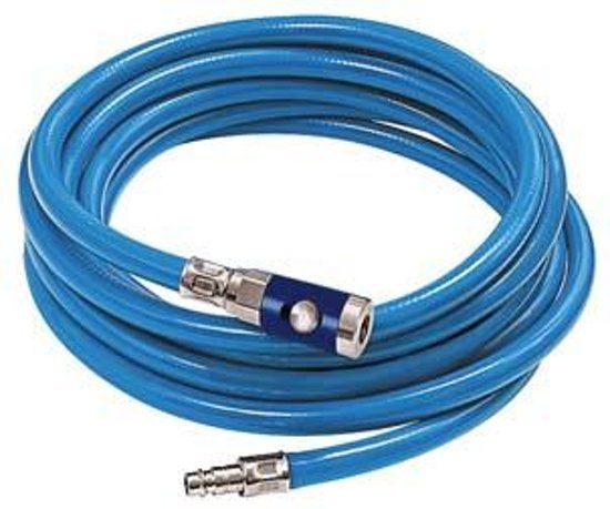 Slangenset blauw 12x6mm m. drukkn.koppeling 20m