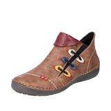 Rieker 72581, modieuze dameslaarzen, bruin, 40 EU