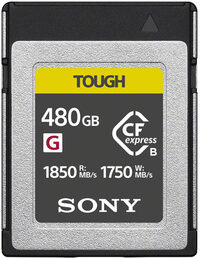 Sony Sony 480GB Tough CFexpress Type B 1850MB/s geheugenkaart