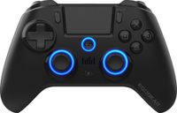 EgoGear Manette de jeu sans fil avec palettes Bluetooth SC15 Noir pour PS4/PS3/PC