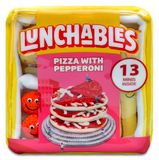 iscream Kraft Lunchables Package 11" x 11" Pillow Set with Mini Pizza Fixings Pillows