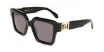 Ferragamo SF2084S Black 53/19/145 FEMME Lunettes de soleil