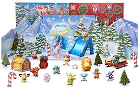 Pokemon POKÉMON DELUXE HOLIDAY KALENDER - Beschikt over 15 2-inch gevechtscijfers met speciale afwerking en negen Diorama-accessoires