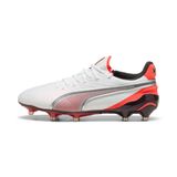 PUMA King Ultimate Fg/ag Untamed - Wit/zilver/gloeiend Rood/zwart Dames, maat 38½