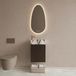 Boss & Wessing BWS Riga Siena Eiken Toiletmeubel Met Fontein 40x50x22 cm - Calacatta Viola