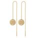 Cilla Jewels Lookinggoodtoday Oorhangers ketting Dames Goudkleurig met Munt van Edelstaal