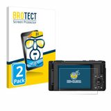 BROTECT - Screenprotector voor Yashica City 100 - Folie Beschermfolie transparant 2 Stuks