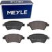 MEYLE Bremsbelagsatz, Scheibenbremse 0252393018 Vorderachse
