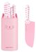 Cuisine kat - Acier inoxydable - 5 pièces - Rose avec bloc à couteaux amovible