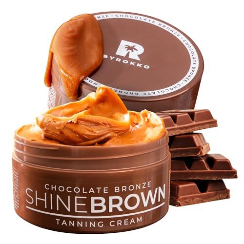 BYROKKO Shine Brown bruiningscrème chocolade brons (200 ml)