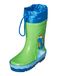 PLAYSHOES Regenlaarzen 'Dino' blauw / limoen / oranje