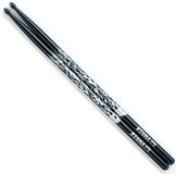 Tama Rhythmic Fire Sticks O7A-F-BS, zwart met zilveren Muster - Drumsticks