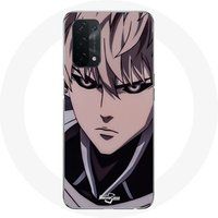 Maniacase Etui voor Oppo A74 5G Manga Genos One Punch Man Sonic Poster