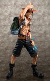 MegaHouse One Piece Excellent Model P.O.P PVC Statue NEO-DX Portgas D. Ace 10th Limited Ver. 23 cm