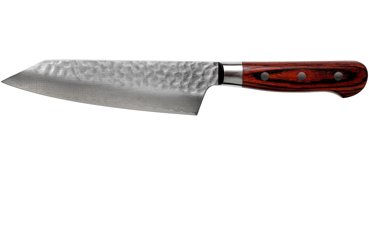 Sakai Takayuki 33-Layer Damascus Kengata 16 cm - Mahoniehout - 07399