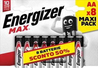 Energizer Max AA - 8 stuks - Alkaline