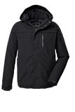G.I.G.A. DX heren Outdoorjas/functionele jas met afritsbare capuchon GW 39 MN JCKT, schwarz, M, 43583-000
