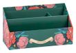 Clairefontaine - 116227C - Een Brievenhouder van Karton 25 x 10 x 14 cm - BloemIllustratie Frida Kahlo - Home Office - Bureauopslag - Organisator - Frida Kahlo Collectie