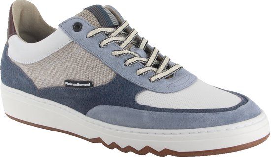 Floris van Bommel Sfm-10143 De Kupster Sneakers - Suède - Heren - Blauw - Maat 44