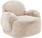 Goossens Fauteuil Nomi - Teddy Stof - Beige