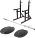 Gorilla Sports Squat Rack met 60 kg Olympische Halterset