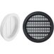 Häfele Grille de ventilation en plastique pour la protection contre les insectes, blanc - Ø de perçage 44 mm