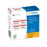 HERMA 4832 Etiketten Wit, Rood
