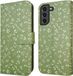 iMoshion Book Case Samsung Galaxy S21 - Green Flowers