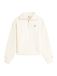 Tommy Hilfiger Th Script Half Zip Terry Swtshrt Ww0ww49470 Sweatshirt met halve ritssluiting voor dames, Beige (Calico), L