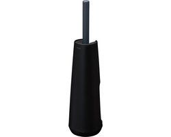 Tiger Tess Toiletborstelhouder vrijstaand met Swoop® borstel flexibel - Zwart / Antraciet