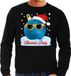 Bellatio Decorations Foute Kerst trui - sweater - Christmas party - zwart - Heren - Maat XXL
