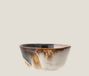 Bloomingville Jules plat décoratif noir, brun, sable grès ø13cm