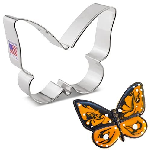 Ann Clark Cookie Cutters Leuke Butterfly Cookie Cutter, 3 inch