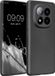 kwmobile metallic telefoonhoesje van TPU - geschikt voor Xiaomi Redmi Note 14 Pro+ 5G / Redmi Note 14 Pro Plus 5G - Flexible case voor smartphone - In metallic grijs