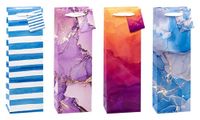 TSI Art Design Cadeauzakjes voor Wijn- en Champagneflessen, 12 Stuks