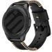 Strap-it Gard Pro Health Smartwatch 3 - 48mm stitched leren band (zwart)
