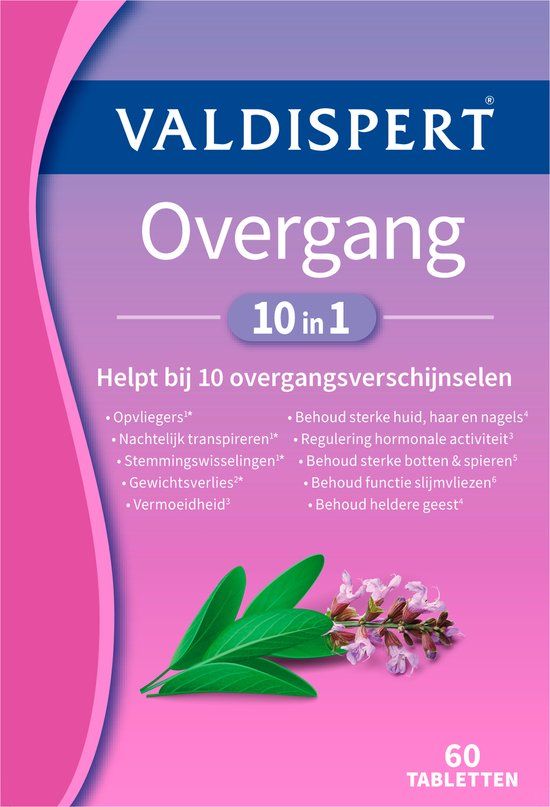 Valdispert Overgang 10 in 1 - 60 tabletten
